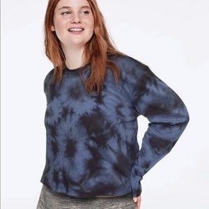 NWT VS PINK Long Sleeve Cropped Tee LARGE